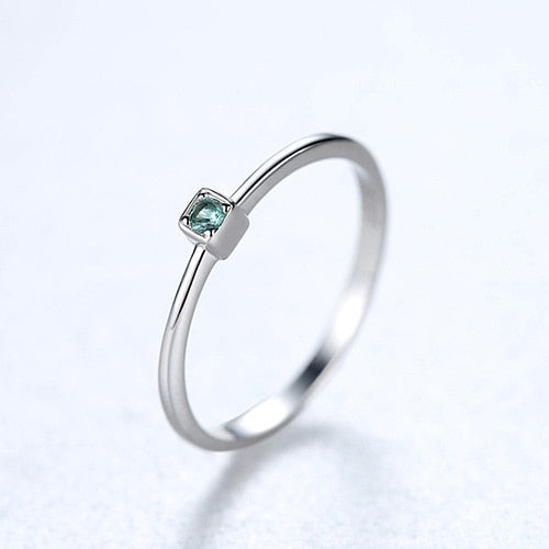 Women Minimalist Thin Circle  Rings