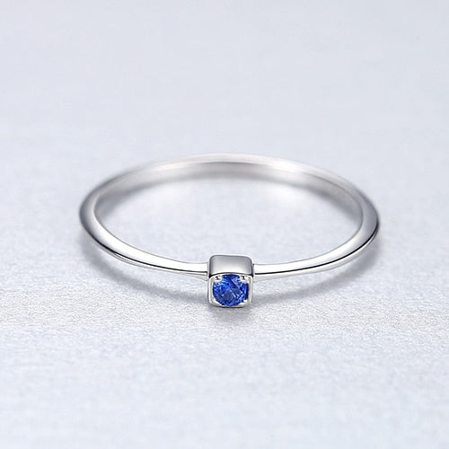 Women Minimalist Thin Circle  Rings